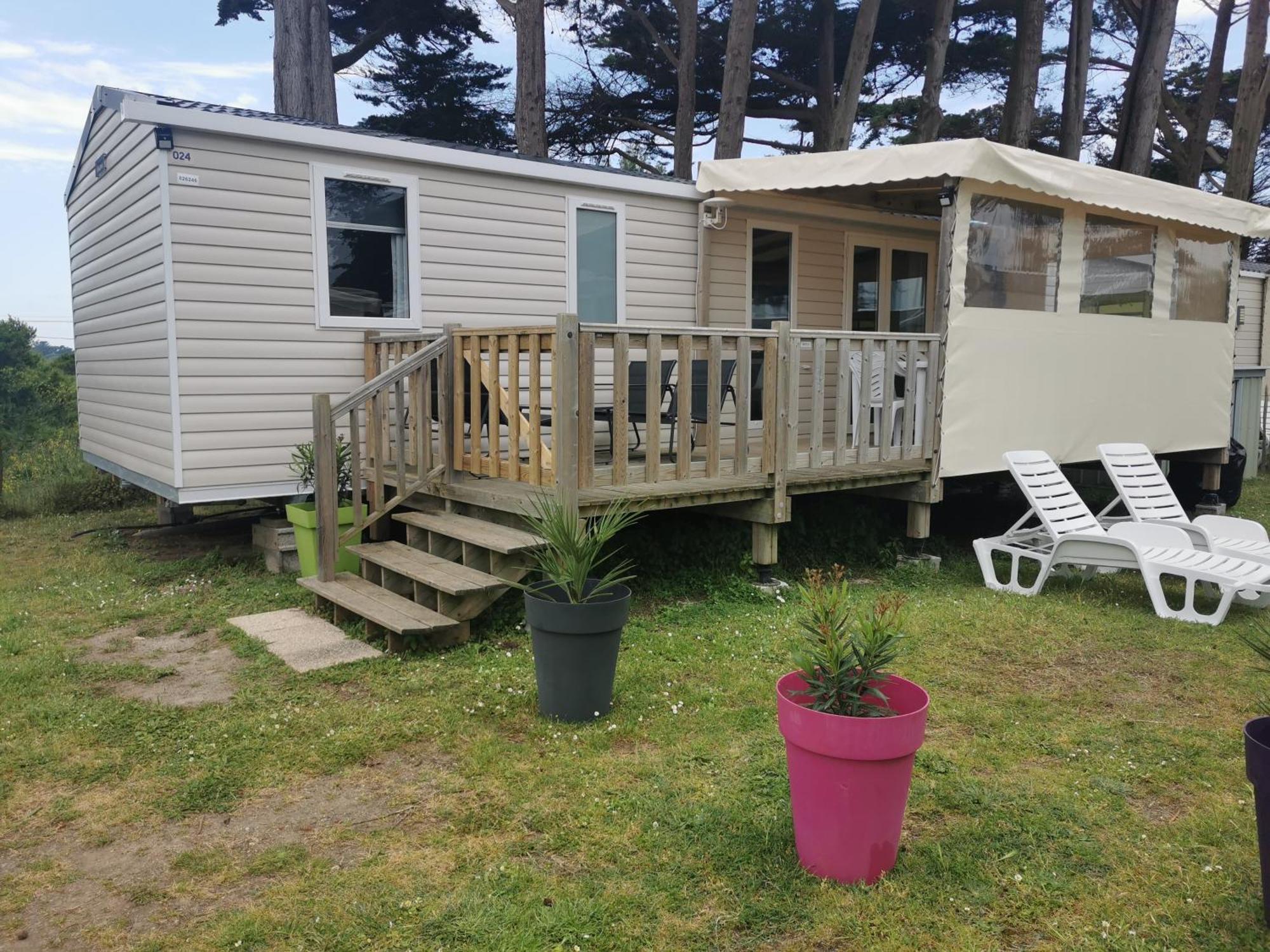 Mobilhome Vue Ocean La Costa Breizha Кіберон Екстер'єр фото